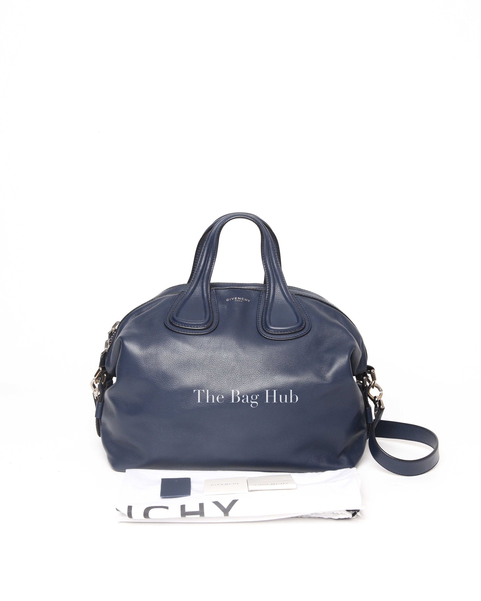 Givenchy Deep Blue Leather Nightingale Medium Bag
