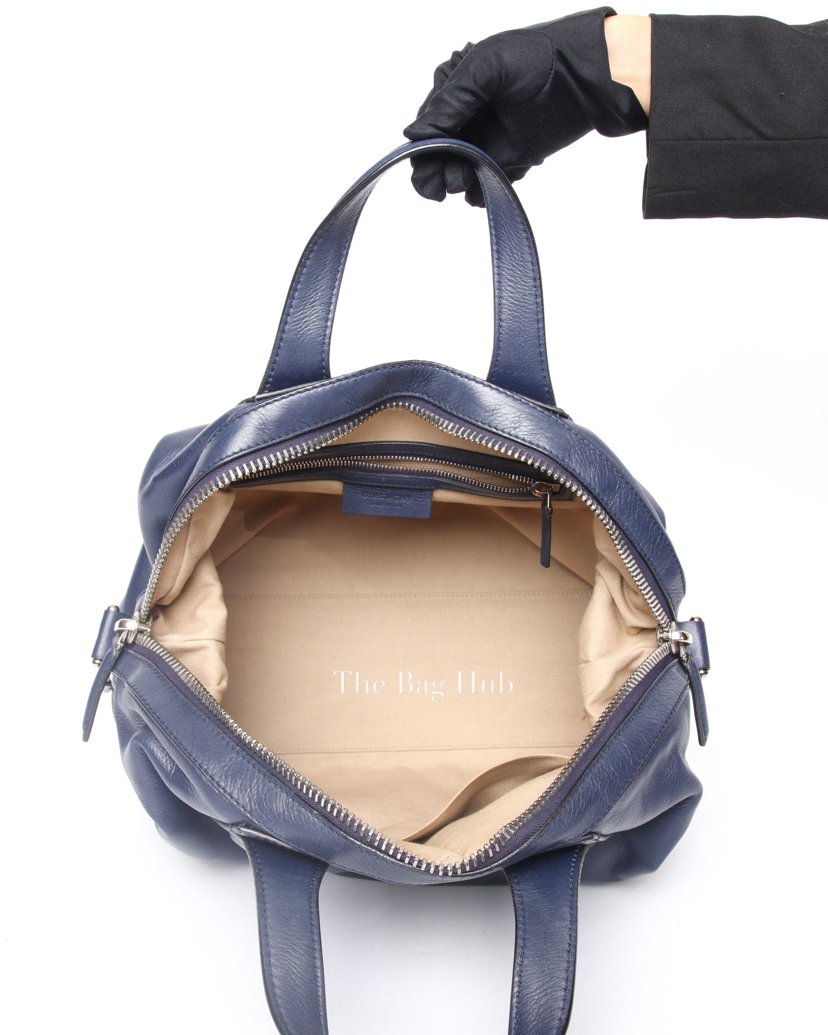 Givenchy Deep Blue Leather Nightingale Medium Bag