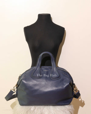 Givenchy Deep Blue Leather Nightingale Medium Bag