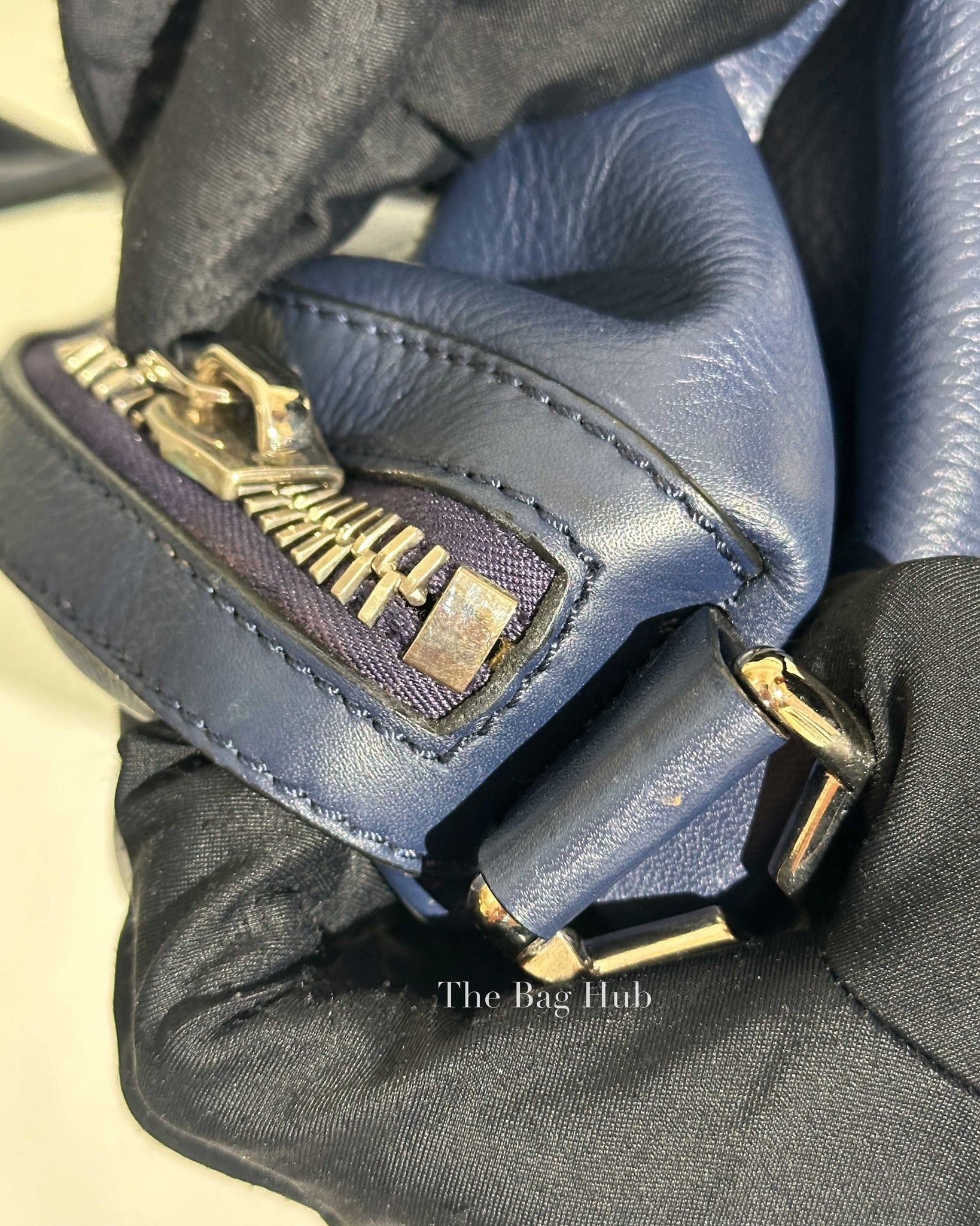 Givenchy Deep Blue Leather Nightingale Medium Bag