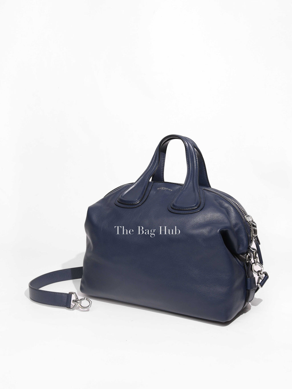 Givenchy Deep Blue Leather Nightingale Medium Bag