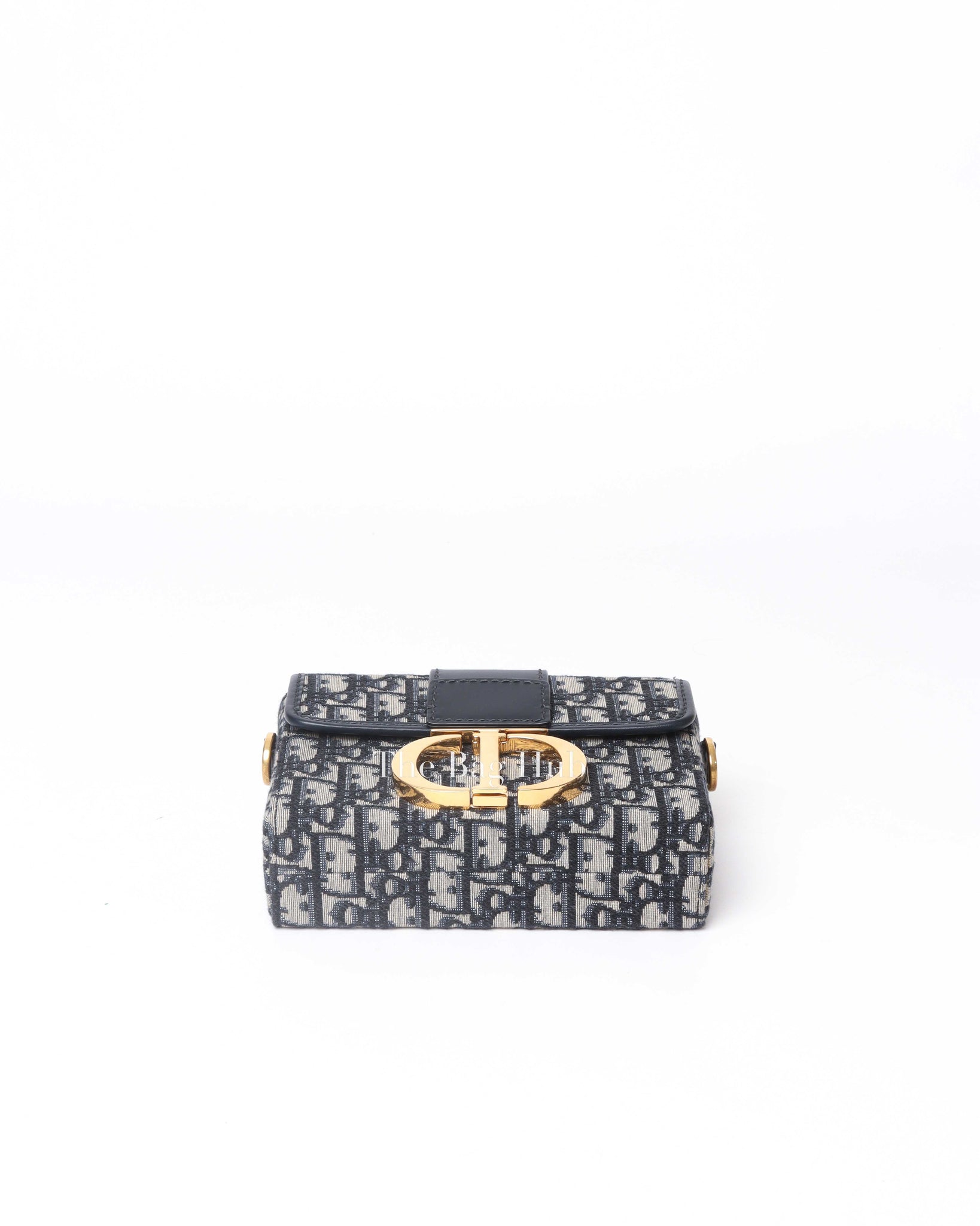 Dior Blue Oblique Jacquard 30 Montaigne Box Bag