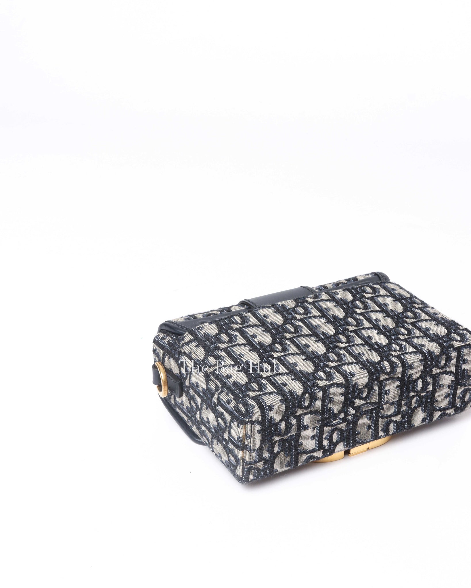 Dior Blue Oblique Jacquard 30 Montaigne Box Bag