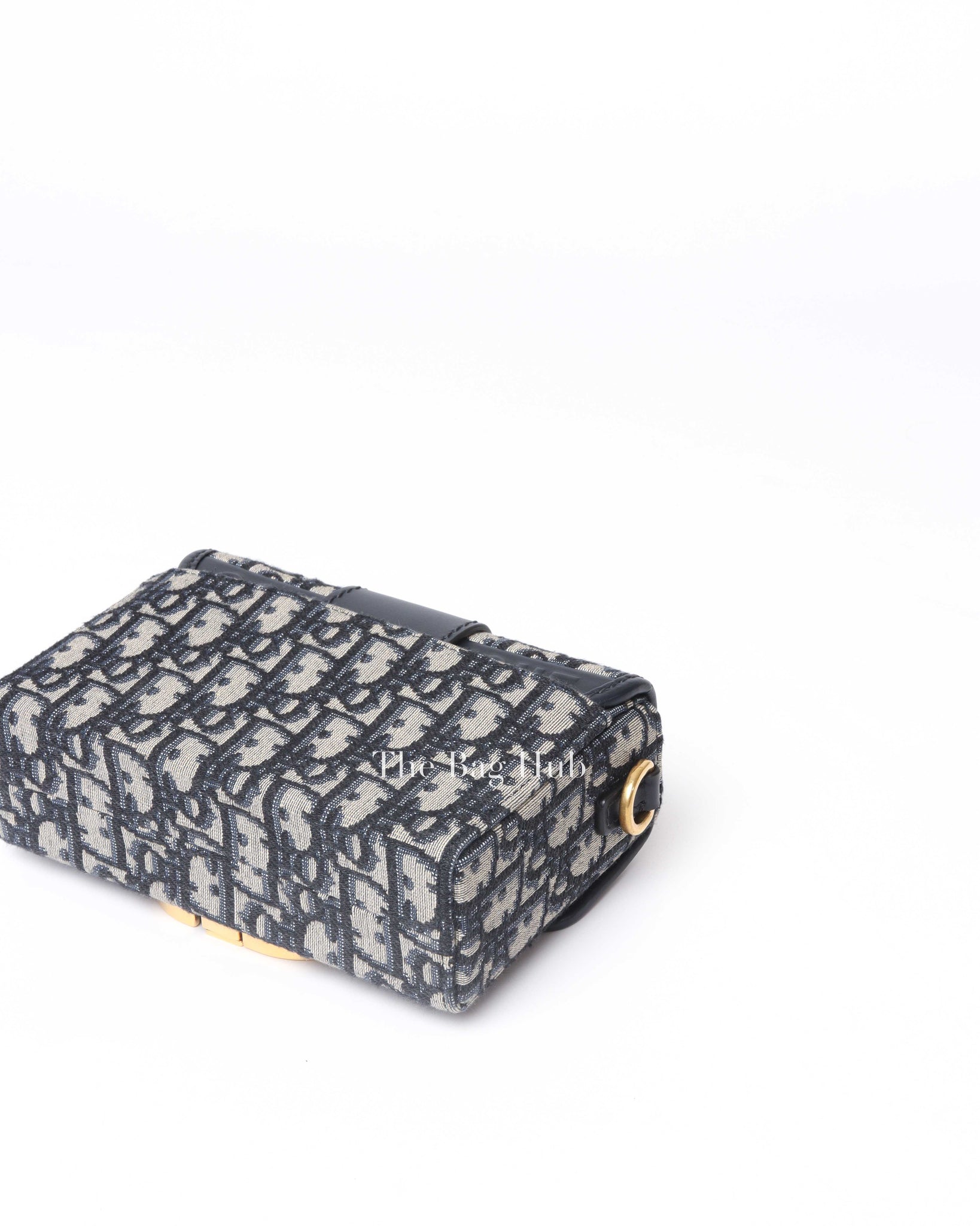 Dior Blue Oblique Jacquard 30 Montaigne Box Bag