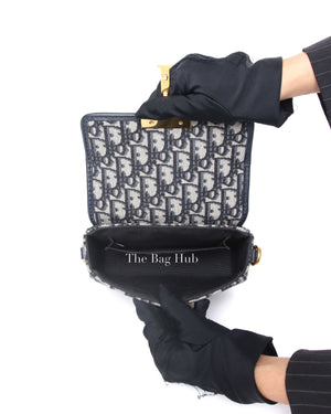 Dior Blue Oblique Jacquard 30 Montaigne Box Bag