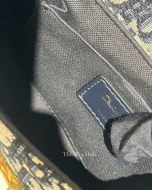 Dior Blue Oblique Jacquard 30 Montaigne Box Bag