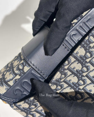 Dior Blue Oblique Jacquard 30 Montaigne Box Bag