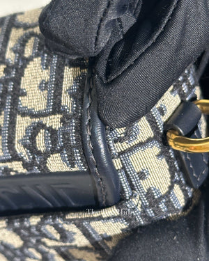 Dior Blue Oblique Jacquard 30 Montaigne Box Bag