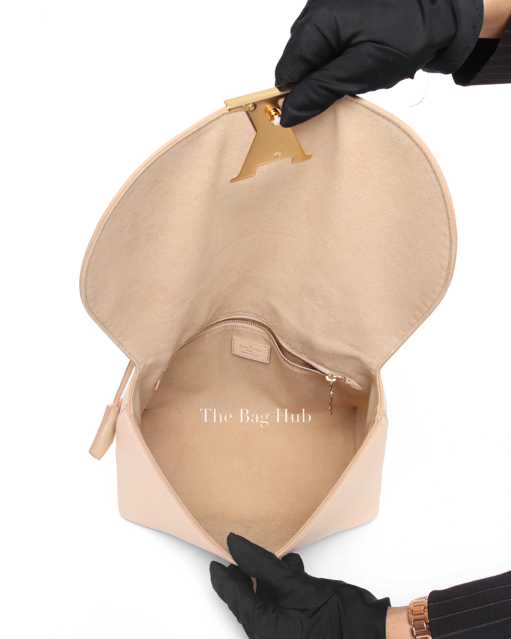 Louis Vuitton Mocaccino Leather Volta NV Bag