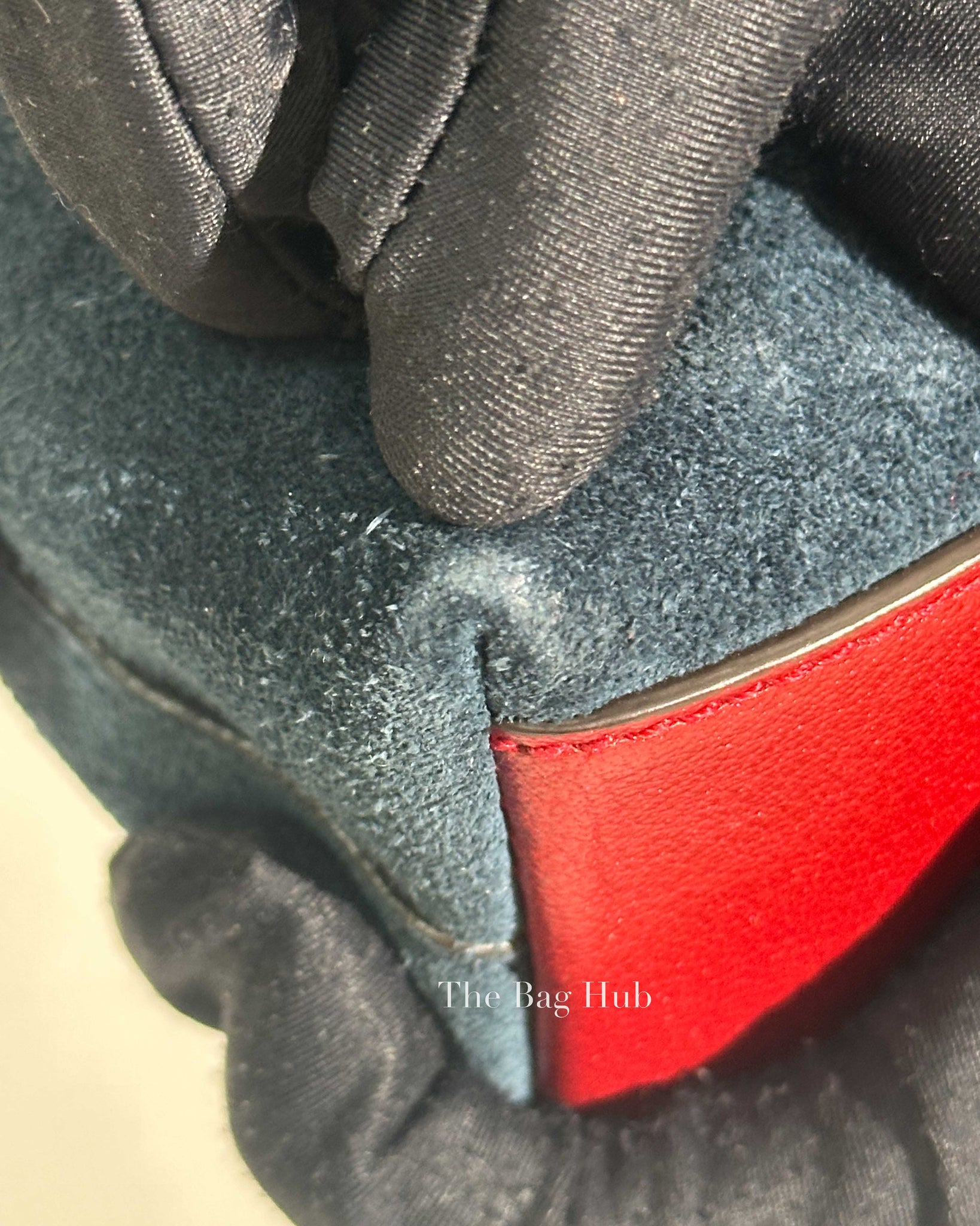 Gucci Blue Suede/Leather Web GG Ophidia Small Shoulder Bag