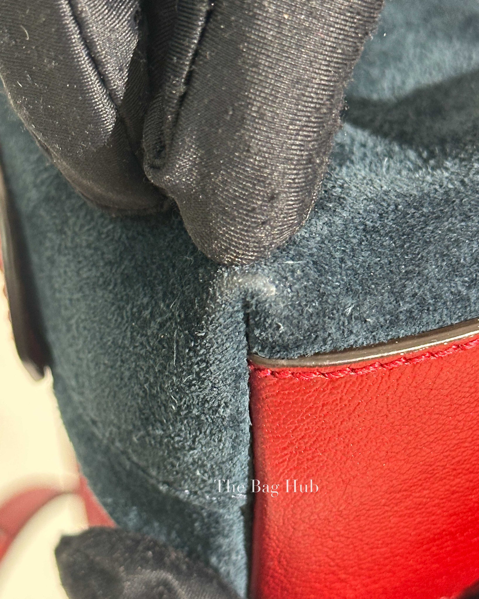 Gucci Blue Suede/Leather Web GG Ophidia Small Shoulder Bag