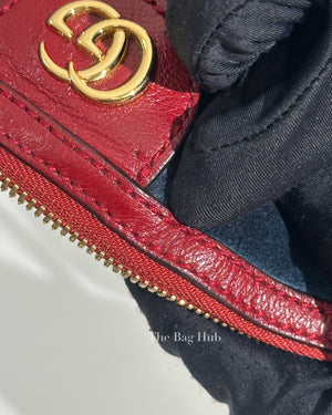 Gucci Blue Suede/Leather Web GG Ophidia Small Shoulder Bag