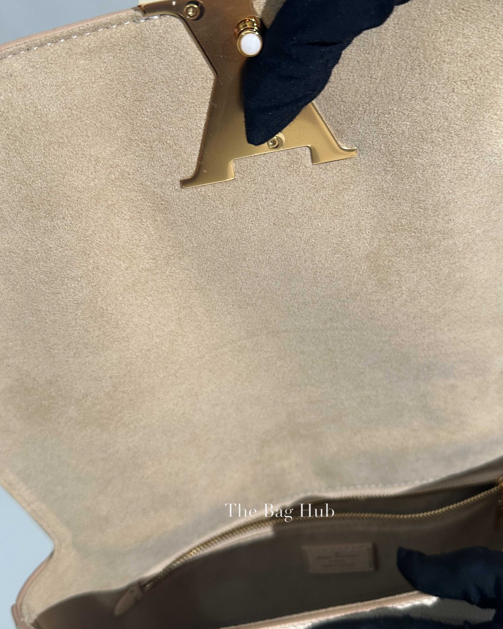 Louis Vuitton Mocaccino Leather Volta NV Bag