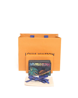 Louis Vuitton Damier Cobalt Jungle Limited Edition Pocket Organizer