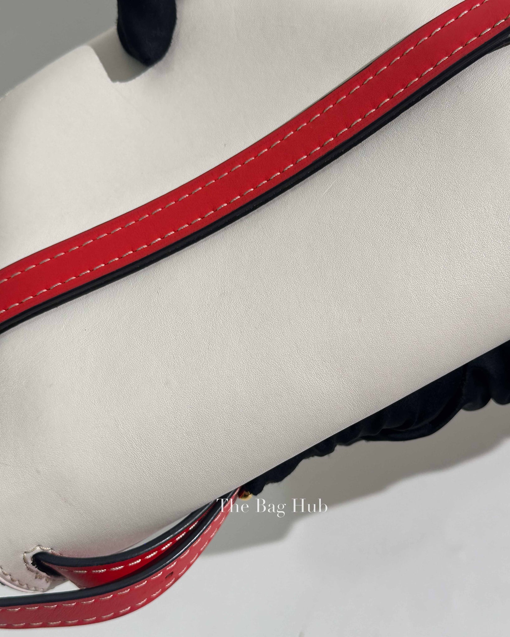 Loewe White Multicolor Leather Small Gate Bag
