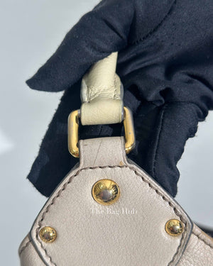 Louis Vuitton Beige Monogram Leather Mahina Shoulder Bag