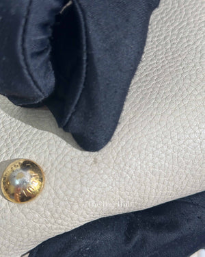 Louis Vuitton Beige Monogram Leather Mahina Shoulder Bag