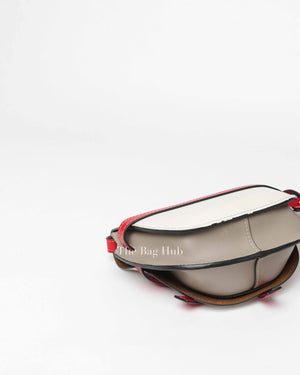 Loewe White Multicolor Leather Small Gate Bag