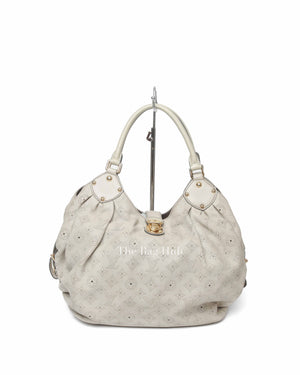 Louis Vuitton Beige Monogram Leather Mahina Shoulder Bag