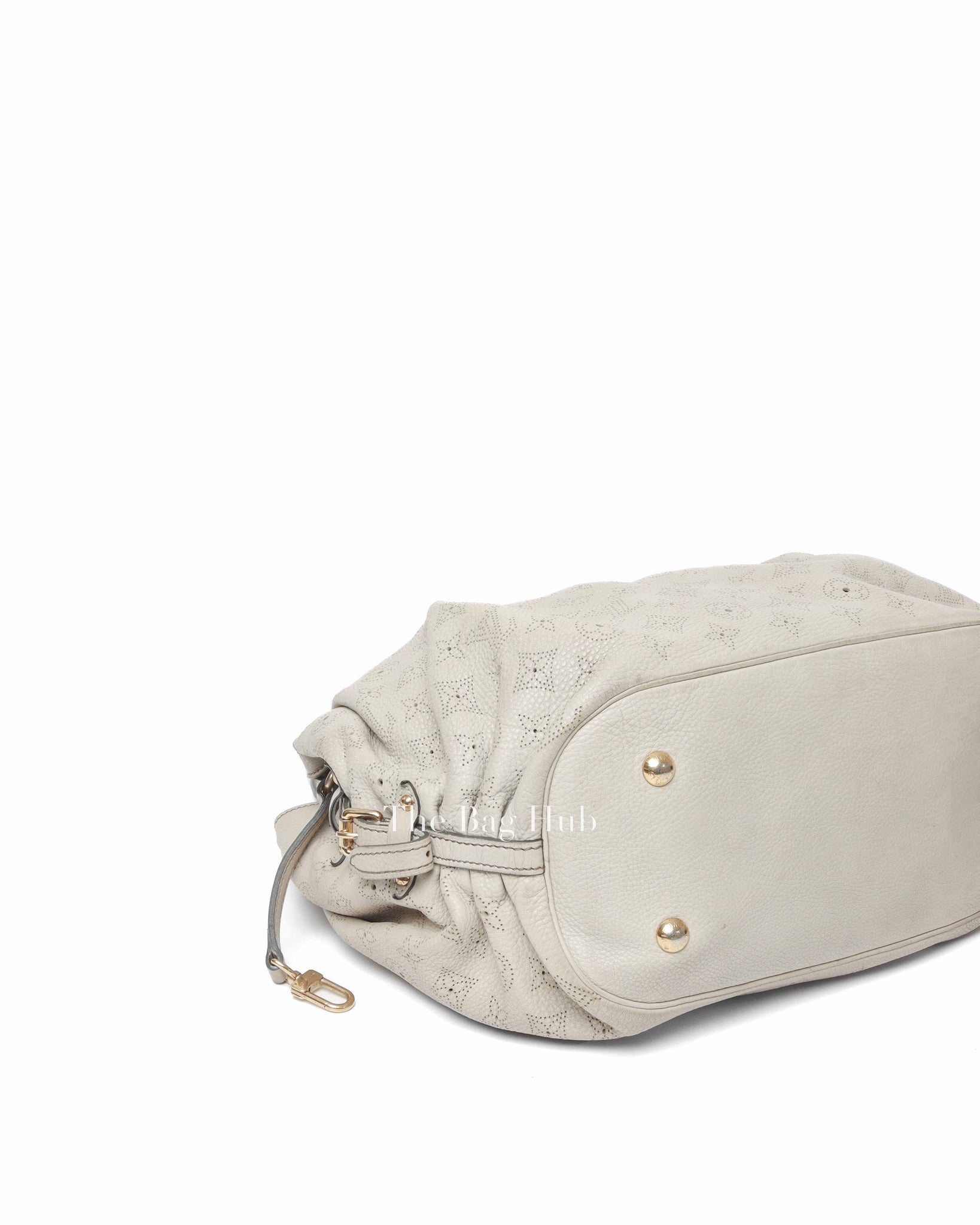 Louis Vuitton Beige Monogram Leather Mahina Shoulder Bag