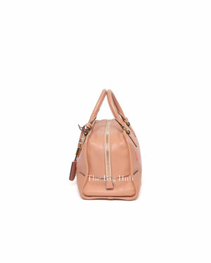 Loewe Peach Leather Amazona Butterfly Print Limited Edition Bag