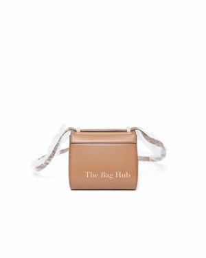 Givenchy Beige Calf Leather Mini Pandora Box Bag