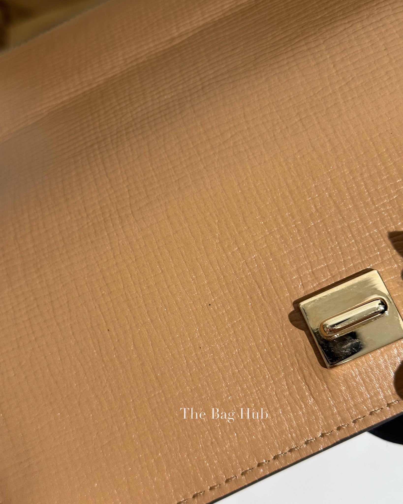 Givenchy Beige Calf Leather Mini Pandora Box Bag