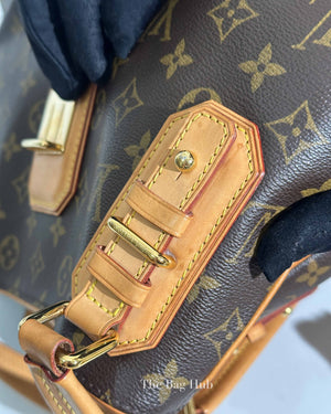 Louis Vuitton Brown Canvas Monogram Griet Satchel Bag