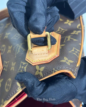 Louis Vuitton Brown Canvas Monogram Griet Satchel Bag