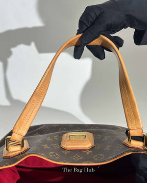 Louis Vuitton Brown Canvas Monogram Griet Satchel Bag