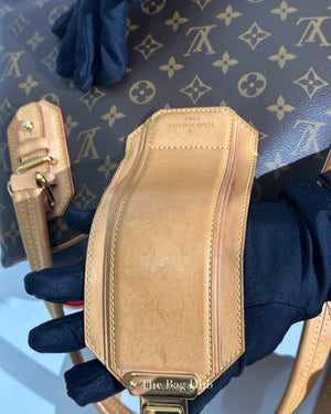 Louis Vuitton Brown Canvas Monogram Griet Satchel Bag