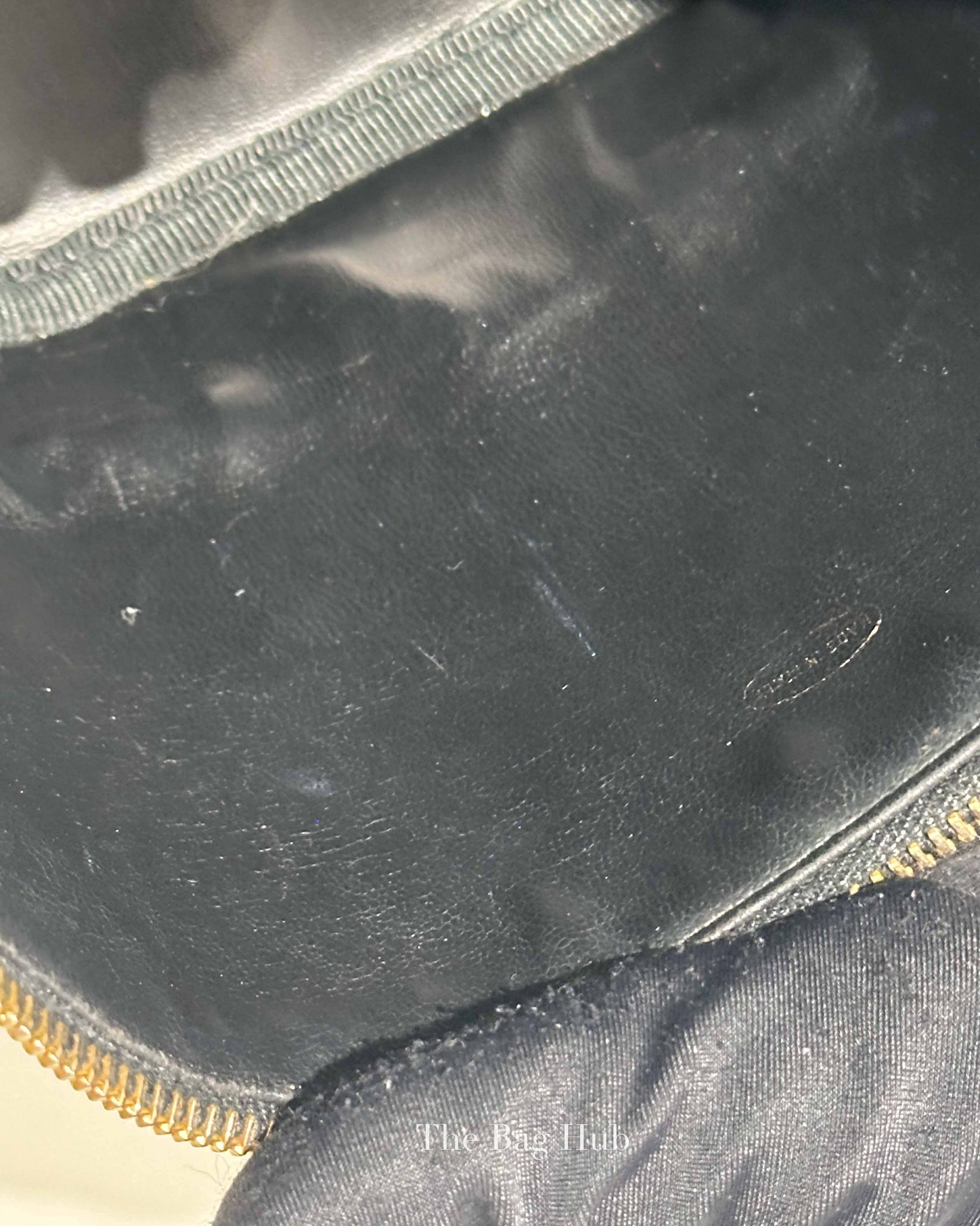 Chanel Black Leather Vanity Bag
