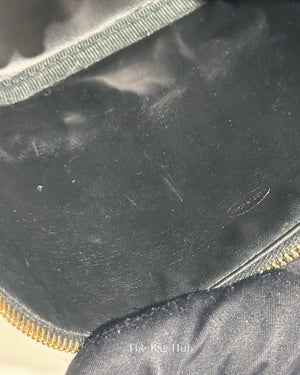 Chanel Black Leather Vanity Bag