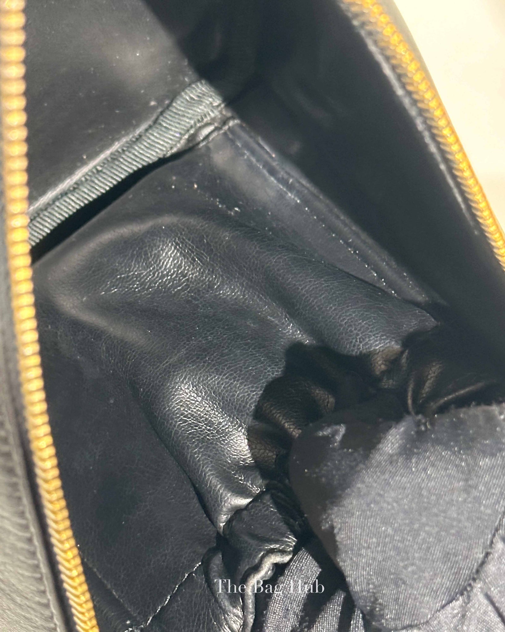 Chanel Black Leather Vanity Bag