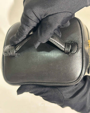 Chanel Black Leather Vanity Bag