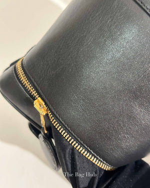 Chanel Black Leather Vanity Bag