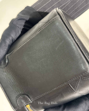 Chanel Black Leather Vanity Bag
