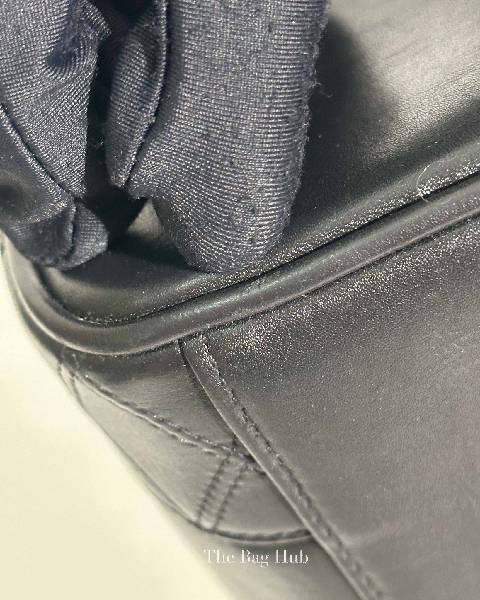 Chanel Black Leather Vanity Bag