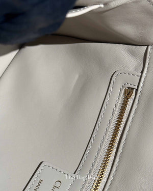 Christian Dior Beige Lambskin Cannage Medium Caro Bag