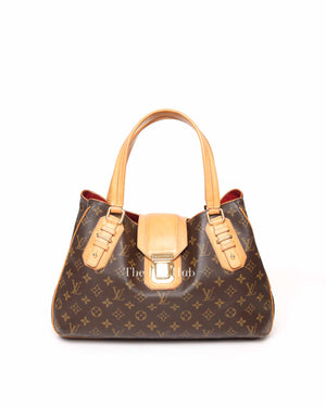 Louis Vuitton Brown Canvas Monogram Griet Satchel Bag