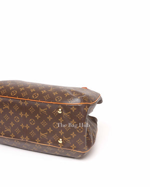 Louis Vuitton Brown Canvas Monogram Griet Satchel Bag