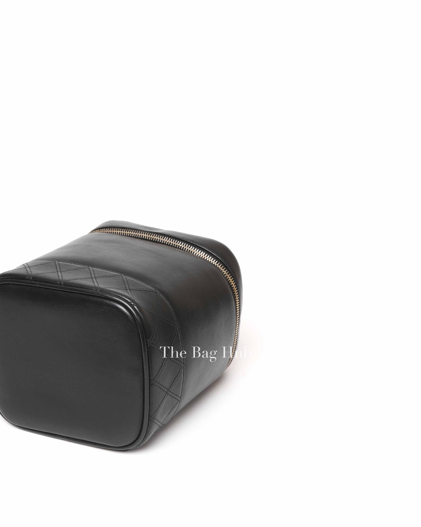 Chanel Black Leather Vanity Bag