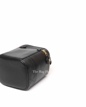 Chanel Black Leather Vanity Bag