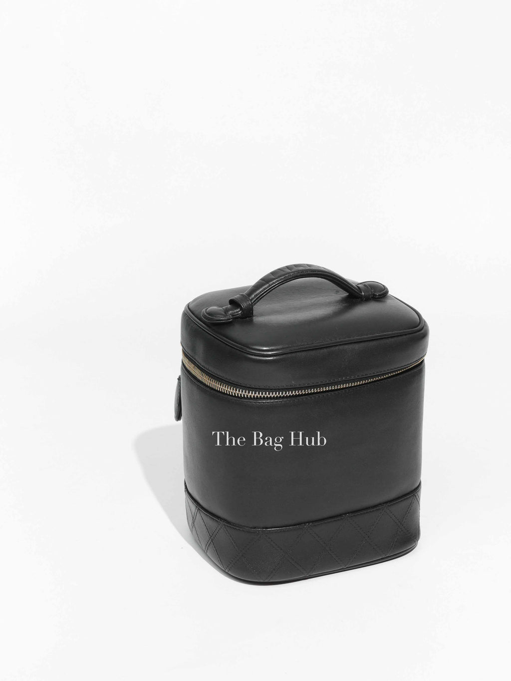 Chanel Black Leather Vanity Bag