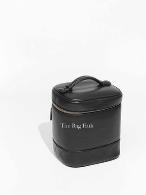 Chanel Black Leather Vanity Bag
