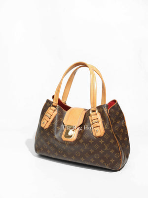 Louis Vuitton Brown Canvas Monogram Griet Satchel Bag