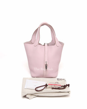 Hermes Mauve Pale Clemence Picotin 18 SHW