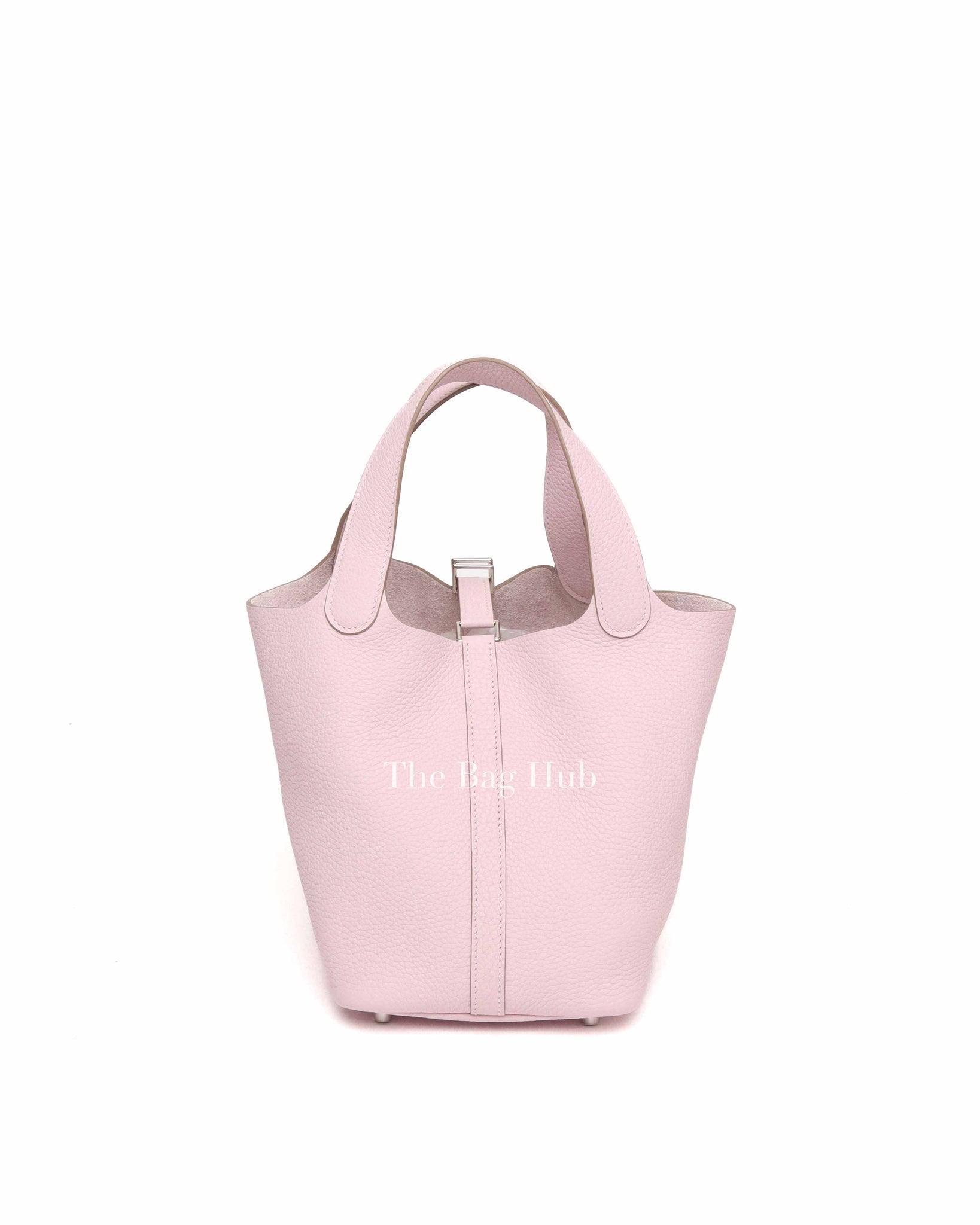 Hermes Mauve Pale Clemence Picotin 18 SHW