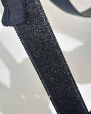 Hermes Blue/Black Leather Reversible Strap & Constance Buckle Belt 38 mm
