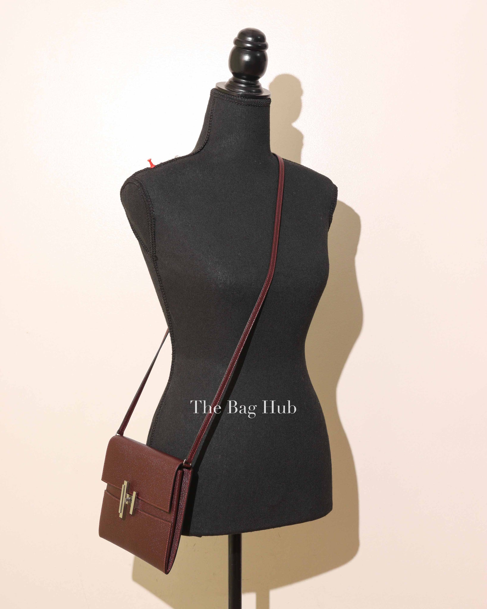 Hermes Prune Chevre Mysore Cinhetic To Go Bag SHW